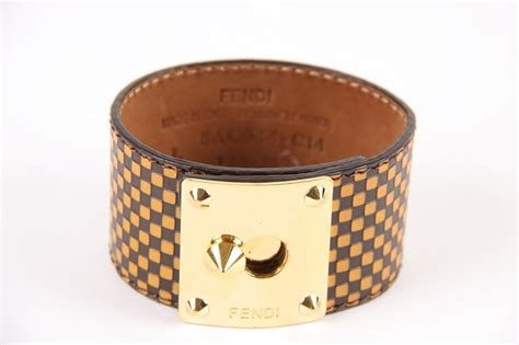 fendi lederarmband|fendi bracelet saks.